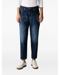 Benetton - Faded-Effect Straight-Leg Jeans - Lyst