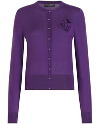 Dolce & Gabbana - フローラル カーディガン - Lyst