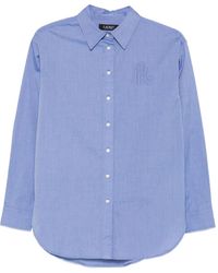 Ralph Lauren - Embroidered Button-Front Shirt - Lyst