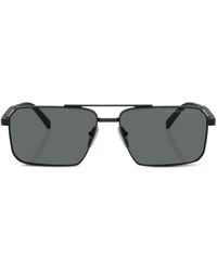Prada - Prada Pr A57s Aviator Frame Sunglasses - Lyst
