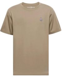 Psycho Bunny - Crew-Neck "Antique Taupe" T-Shirt - Lyst