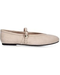 Love Moschino - Heart-Charm Buckle-Strap Ballet Flats - Lyst