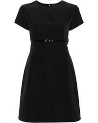 Givenchy - Vestido corto Voyou con cinturón - Lyst