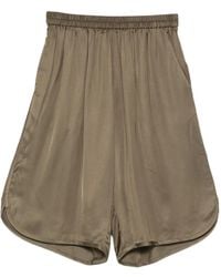 Frankie Shop - Nelis Elasticated Curved-Hem Shorts - Lyst
