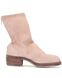 Guidi - Suede Zip-Up Ankle Boots - Lyst