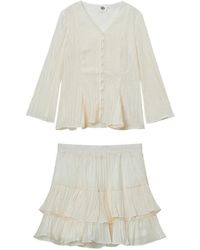 B+ AB - Ruffled-Detail Skirt Set - Lyst