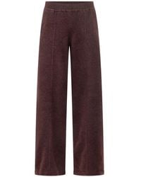 Laneus - Knitted Wide-Leg Trousers - Lyst