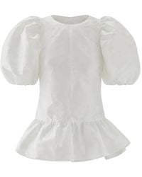 Rejina Pyo - Alara Puff-Sleeve Ruffled Blouse - Lyst