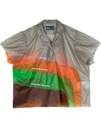 Kolor - Notched-Collar Panelled Top - Lyst