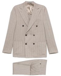 Corneliani - Traje A Rayas Diplomáticas - Lyst
