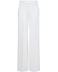 Proenza Schouler - High-Rise Crepe Trousers - Lyst