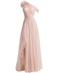 Gemy Maalouf - Flower One-Shoulder Maxi Dress - Lyst