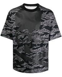 MASTERMIND WORLD - Camouflage-print Short-sleeved T-shirt - Lyst