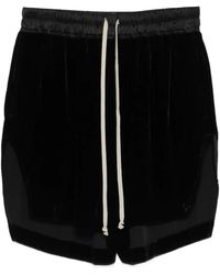 Rick Owens - Drawstring Straight-Hem Shorts - Lyst