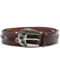Orciani - Embellished Engraved-Buckle Belt - Lyst