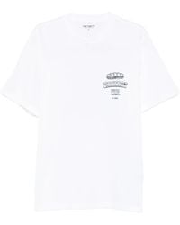 Carhartt - Crew-Neck Cotton T-Shirt With Print - Lyst