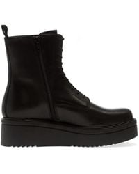 Vagabond Shoemakers - Tara Lace-Up Leather Sneakers - Lyst