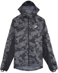 Asics - Fujitrail Graphic-Print Jacket - Lyst