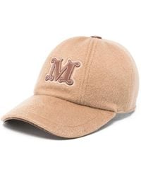 Max Mara - Felted Initial Cashmere Cap - Lyst