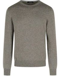 Gran Sasso - Crew-Neck Cashmere Sweater - Lyst