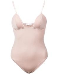 Fleur du Mal - Cupped Non-Wire Bodysuit - Lyst