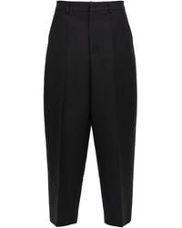 Valentino Garavani - Pantalones anchos estilo capri - Lyst