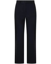 Max Mara - Pressed-Crease Straight-Leg Trousers - Lyst