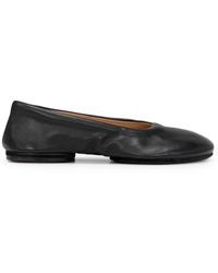 Marsèll - Zerotto Leather Ballerina Shoes - Lyst