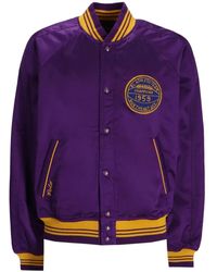 Polo Ralph Lauren - Stripe-Detailing Bomber Jacket - Lyst
