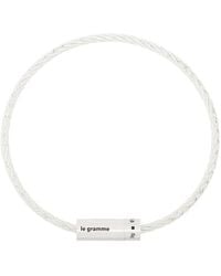 Le Gramme - Le 9G Brushed Cable Bracelet - Lyst