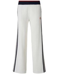 CASABLANCA - Café Cultural Stripe Logo-Patch Track Pants - Lyst