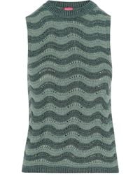 Market - Metallic-threading tank top - Lyst