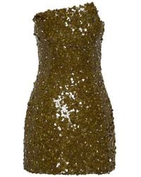 Rachel Gilbert - Karter Strapless Sequin-Embellished Mini Dress - Lyst