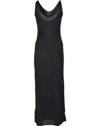Calvin Klein - Sleeveless Midi Dress - Lyst