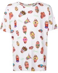 Amir Slama - Graphic-Print Cotton T-Shirt - Lyst