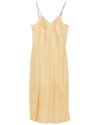 Calvin Klein - Spaghetti-Strap V-Neck Midi Dress - Lyst