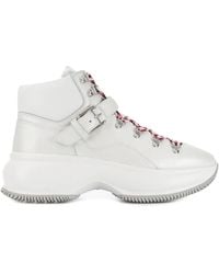 Hogan - Buckled High-Top Sneakers - Lyst
