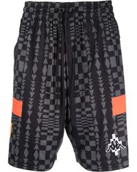 Marcelo Burlon - X Kappa ロゴパッチ ショートパンツ - Lyst