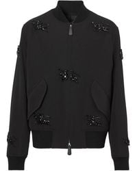 Burberry - バーバリー ビジュートリム ハリントンジャケット - Lyst