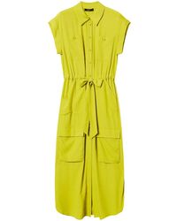 Twinset - Crepe Shirt Maxi Dress - Lyst