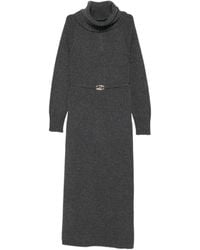 Twinset - Roll-Neck Maxi Dress - Lyst