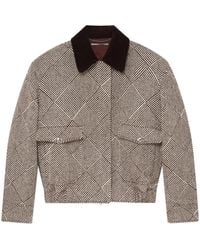 Stella McCartney - Jacket With Ribbed Collar - Lyst