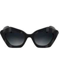 Karl Lagerfeld - Logo-Print Sunglasses - Lyst