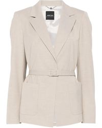 Marc Cain - Belted Fitted Jacket - Lyst