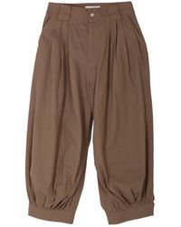 Sea - Lois Pleated Twill Trousers - Lyst