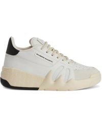 Giuseppe Zanotti - Talon Panelled Leather Sneakers - Lyst