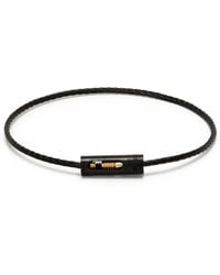 Le Gramme - 18Kt And Titanium 5G Cable Bracelet - Lyst