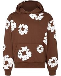 DENIM TEARS - Wreath-Print Cotton Hoodie - Lyst
