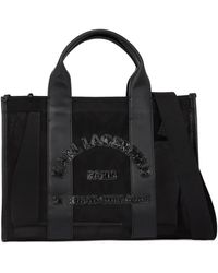 KARL LAGERFELD - Medium Rue St-Guillaume Mesh Tote Bag - Lyst