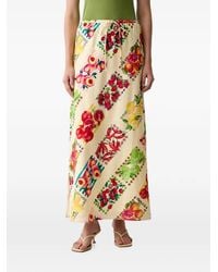 Never Fully Dressed - Fruit-Print Drawstring Maxi Skirt - Lyst